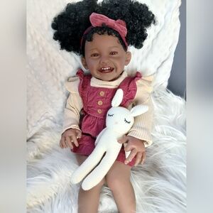 23" Realistic Doll Baby Girl Reborn Toy Collectable Therapy Kids Womens Mila